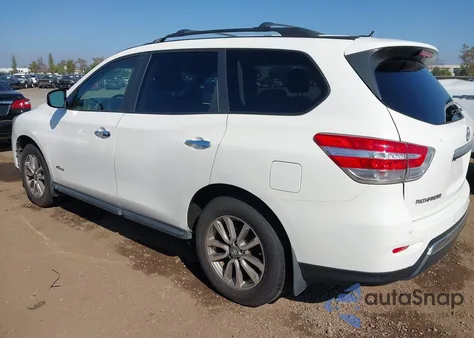 2014 Nissan Pathfinder Hybrid Sv из США, поврежденный, VIN 5N1CR2MN1EC645844